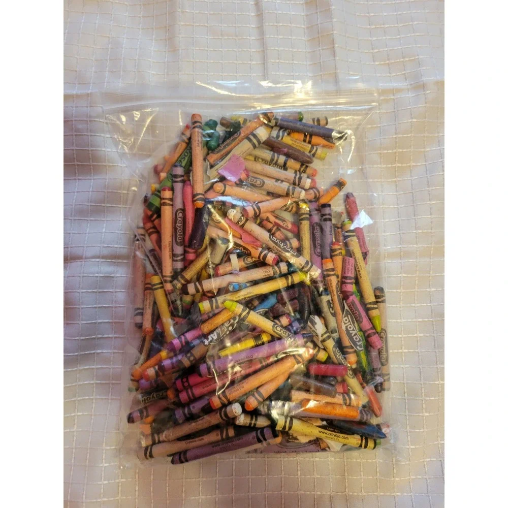 Bulk Lot Assorted Crayola Crayons Multicolor Mixed Art Supplies Crafting Wax